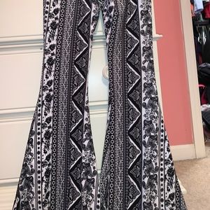 Boutique bell bottom pants
